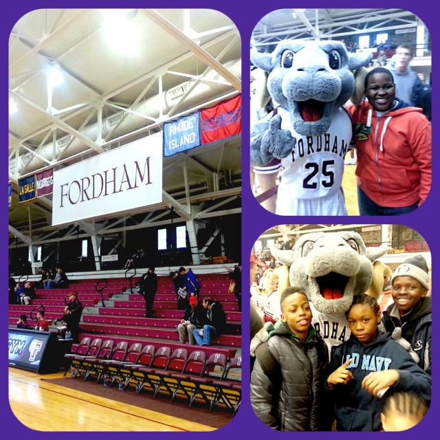 3 part collage at fordham